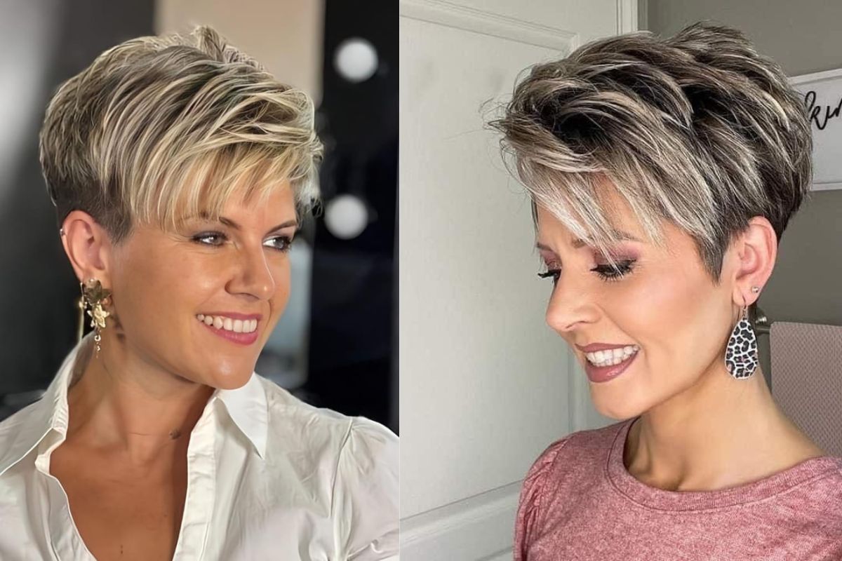 short hair cut, short crop, hair cropped