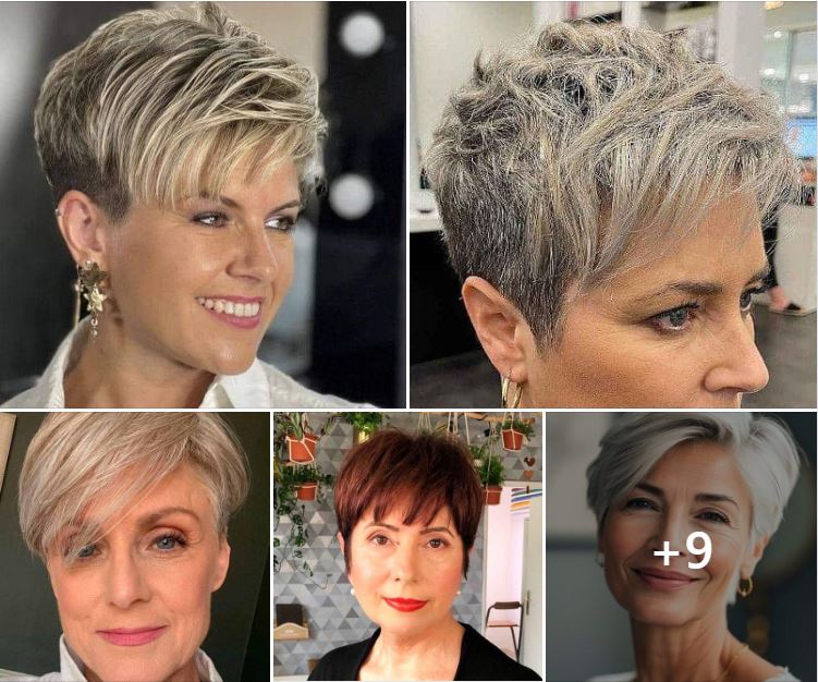 popular short haircuts for women over 50