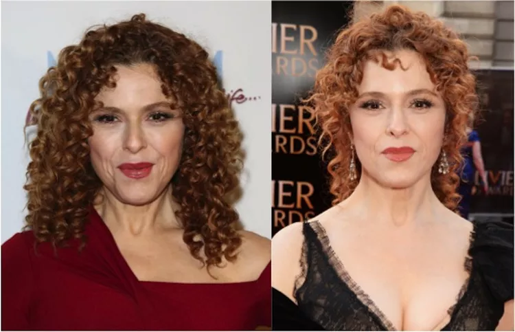 Bernadette Peters with curly hair