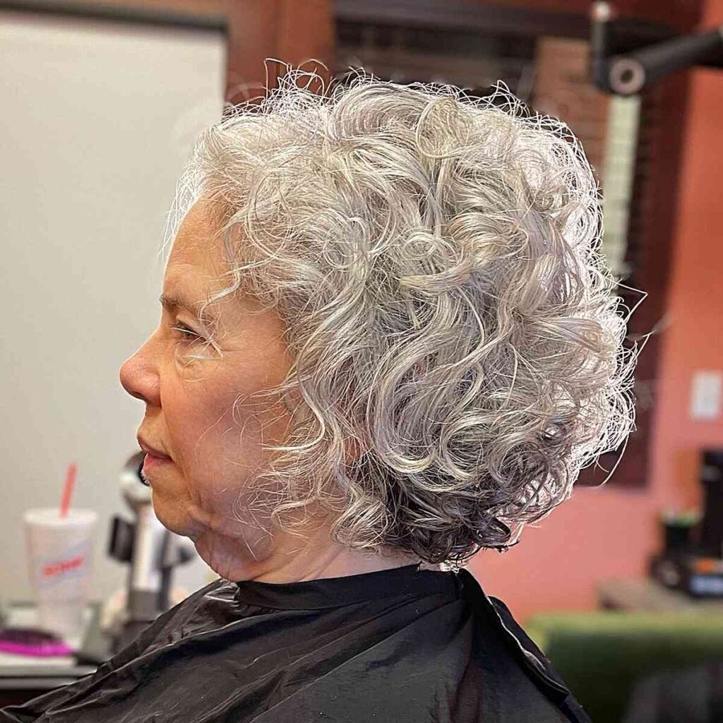 curly hair for women over 50, curly hairstyles